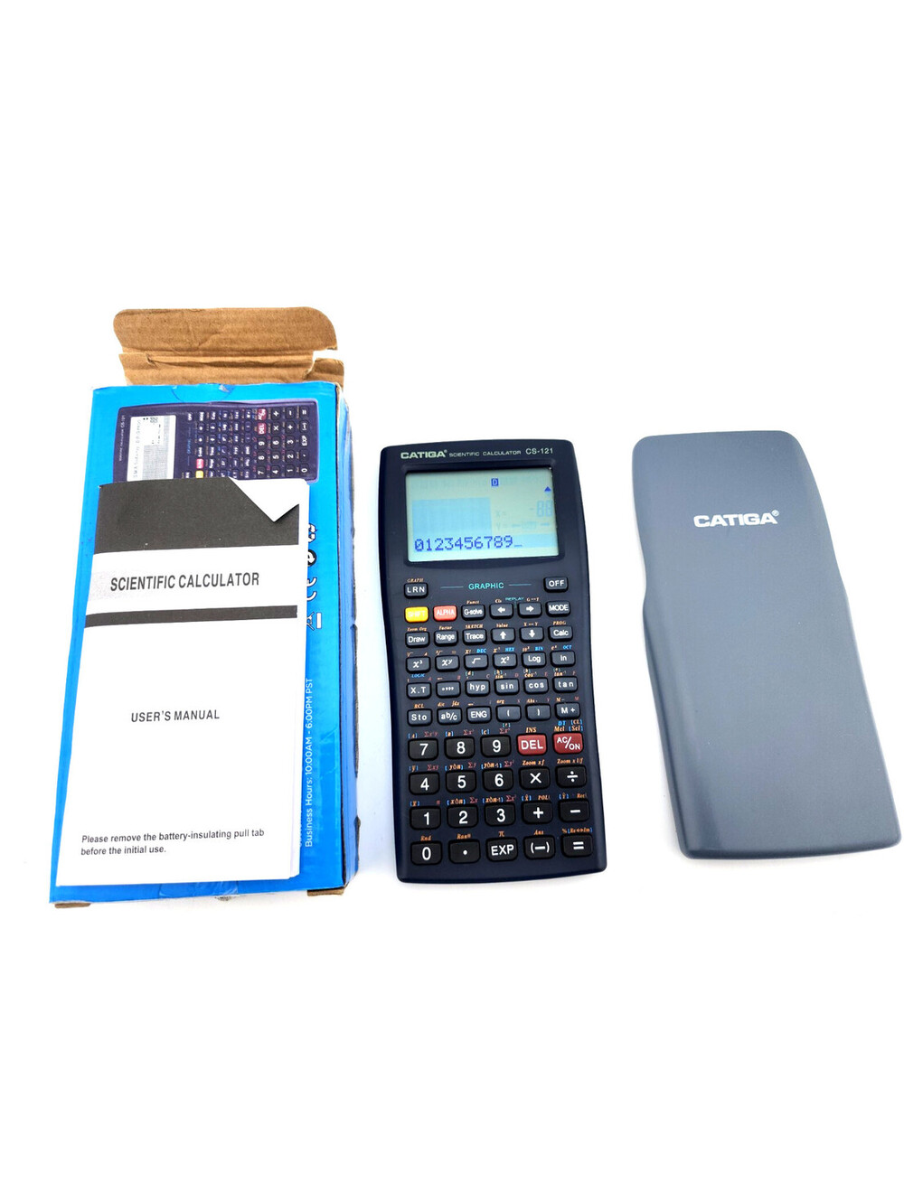 CATIGA CS‑121 Scientific & Engineering Calculator – Graphing Functions – Black